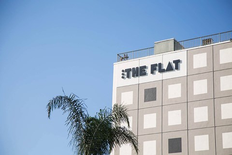 The Flat Building Exterior at The Flat, California, 90017