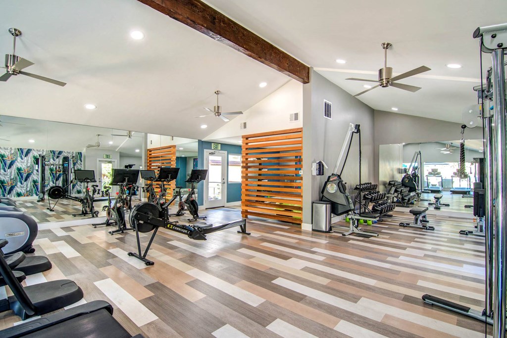the home has a gym with plenty of exercise equipment  at Veranda La Mesa, La Mesa, 91942