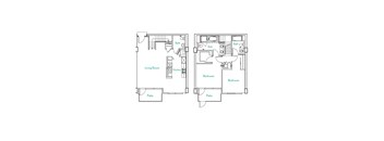 Vue|Wharf|2 Bedroom|2.5 Bathroom  at Vue, San Pedro, CA, 90731