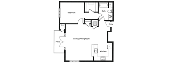 Windows Kiss Floor Plan at Chase Knolls, California, 91423
