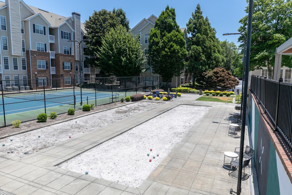 Bocce Ball Court  Bocce Ball Court at Willowest in Collier Hills in Atlanta, GA 30318