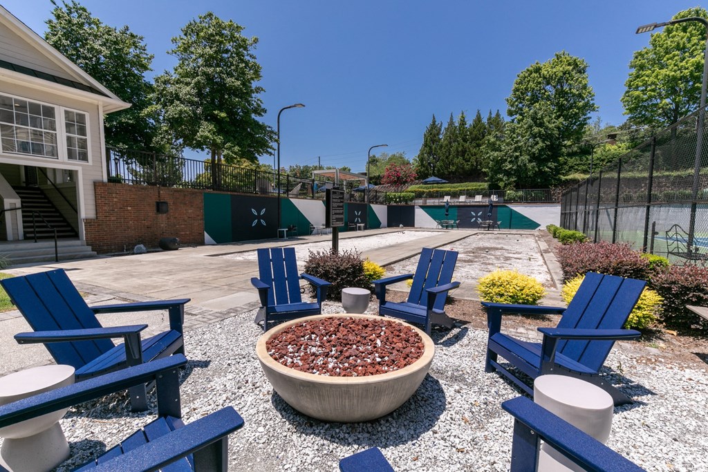 Outdoor Fire Pit  Outdoor Fire Pit at Willowest in Collier Hills in Atlanta, GA 30318