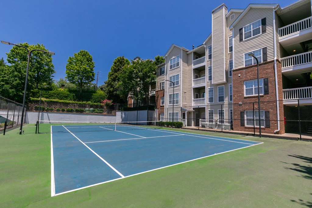 Tennis Court  Tennis Court at Willowest in Collier Hills in Atlanta, GA 30318