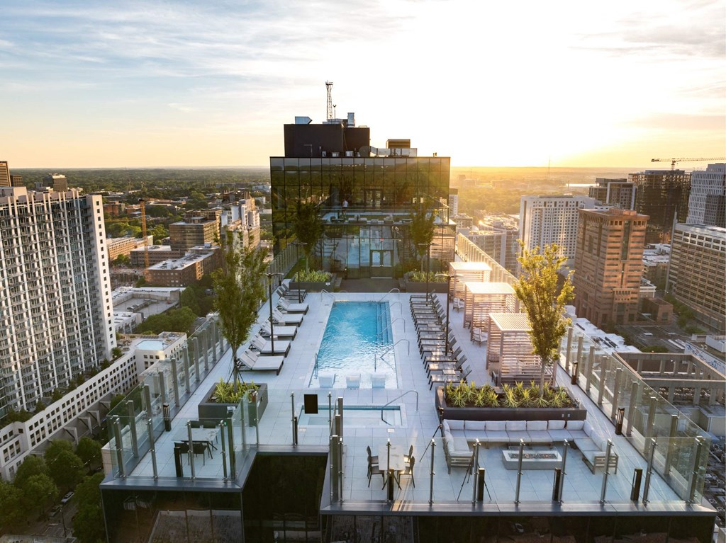 Sunset view Sunset view at 903 Peachtree, Georgia, 30309