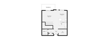 TH E Floor Plan  | 1,679-1,722 Sq. Ft. at Misora Apartments, California