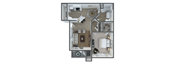 1 Bed 1 Bath Garden LG