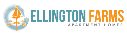 Ellington Farms logo with a compass and sailboat design.