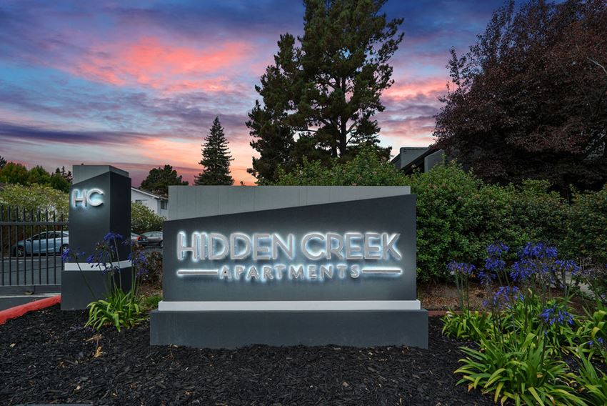 Hidden Creek Entrance (Night) - Photo Gallery 1