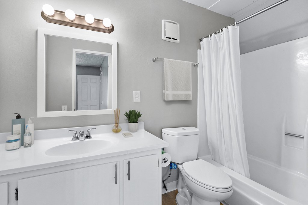 a bathroom with a sink toilet and a shower