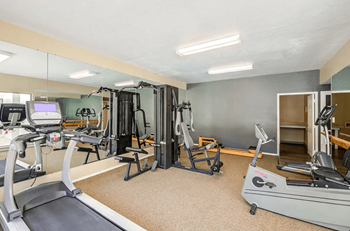 our apartments have a gym with equipment