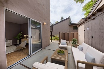 Patios available in select homes