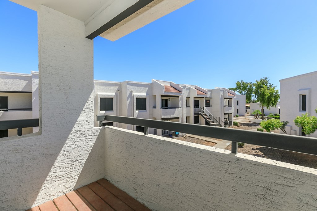 a view of the balconies of a building at a resort at Tides on Southern, Mesa, 85204