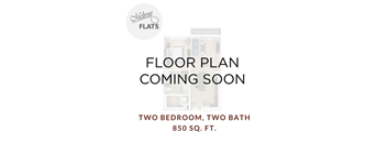 a floor plan coming soon with two bathrooms and a bath