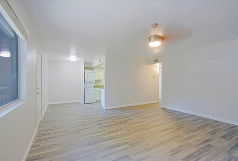 A room with a wooden floor and a ceiling light at Aspire Mesa, Mesa, AZ,  85210.