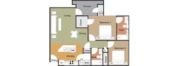 Two Bedroom POB7