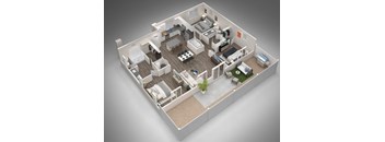 Three Bedroom, Two Bath at Allero 59  Apartments, Arizona