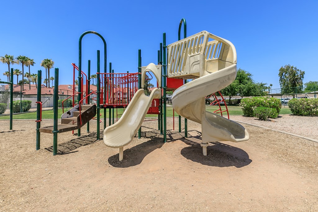 the playground at Tides at Mesa, Mesa, Arizona