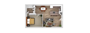 a1 floor plan  apartments in the residences at