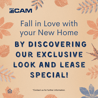 fall in love with your new home by discovering our exclusive look and lease special