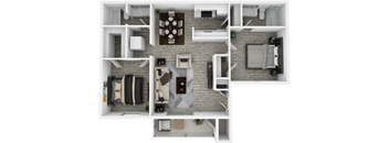 Two Bedroom Two Bathroom Large