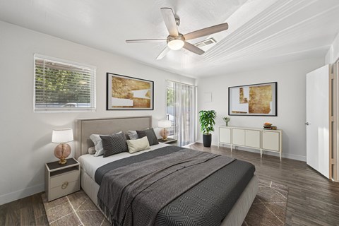 Comfortable Bedroom at Connect on University, Mesa, 85203