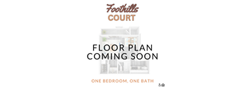 Floor Plan Coming Soon at Foothills Court Apartments, Phoenix