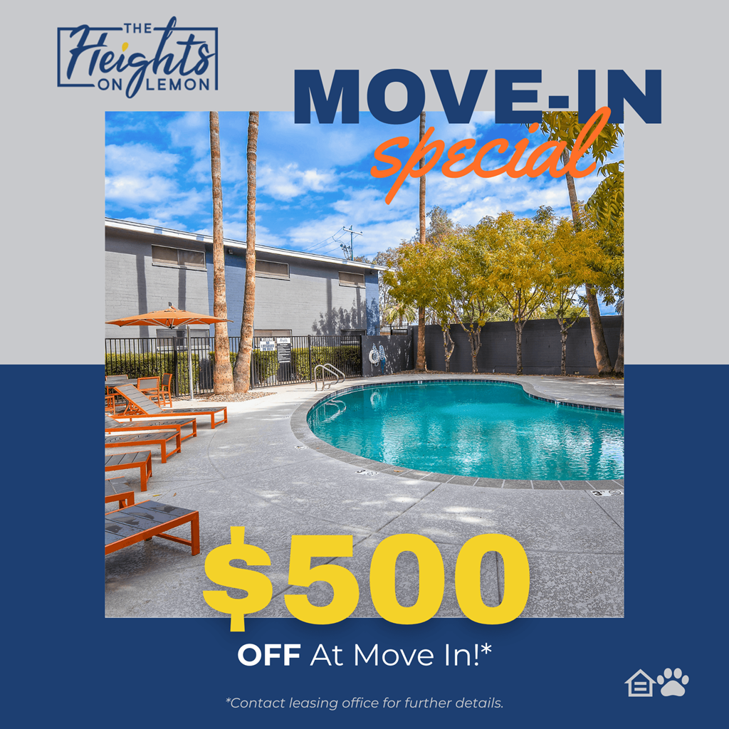 $500 OFF At Move In!*