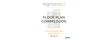 the floor plan is coming soon to two bedroom one bath