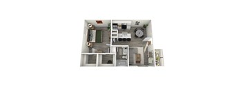 One Bedroom One Bath Large at Tides on McDowell, AZ 85035