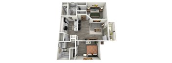 Two Bedroom Two Bath at Tides on McDowell, Phoenix, 85035