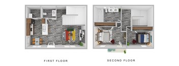 Two Bedroom, 1.5 Bath