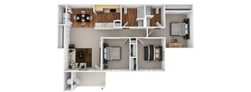 Three Bedroom Two Bath