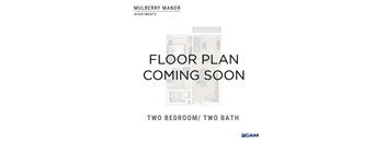 a bedroom and bathroom with the words floor plan coming soon