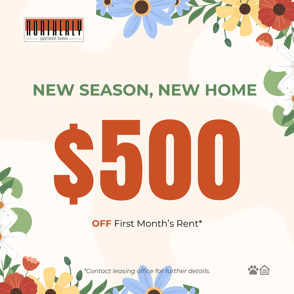 $500 off first months rent