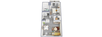 1 bed 1 bath at Tides on East Cactus Apartments, Phoenix