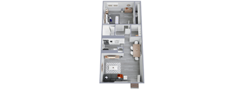 1 bed 1 bath A at Tides on East Cactus Apartments, Arizona
