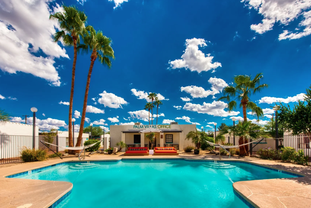 Pool View at Palm Villas, Scottsdale