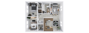 Two Bedroom One Bath