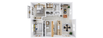 Two Bedroom Two Bath B