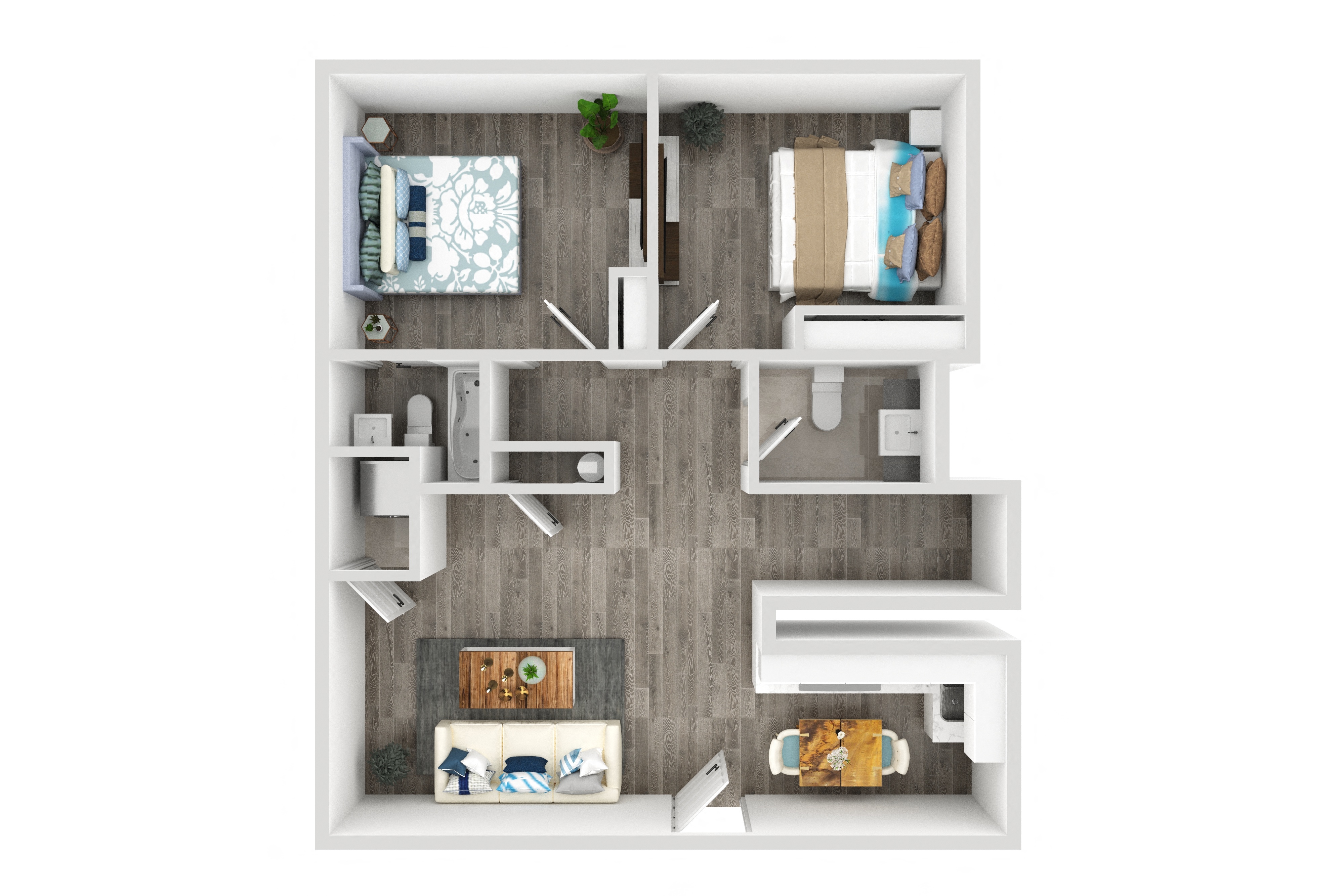 two bedroom apartment for rent