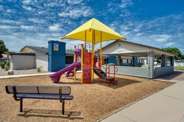 A playground  at Connect on University, Mesa, AZ, 85203