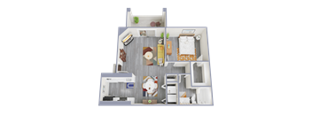 One Bedroom, One Bath