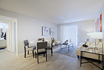 Spacious Living Room with Plank Flooring at Summers Point in Glendale, Arizona