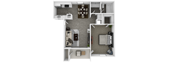 One Bedroom Large Floor Plan at Spring Meadow Apartments, Arizona