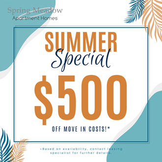 $500 off move in costs
