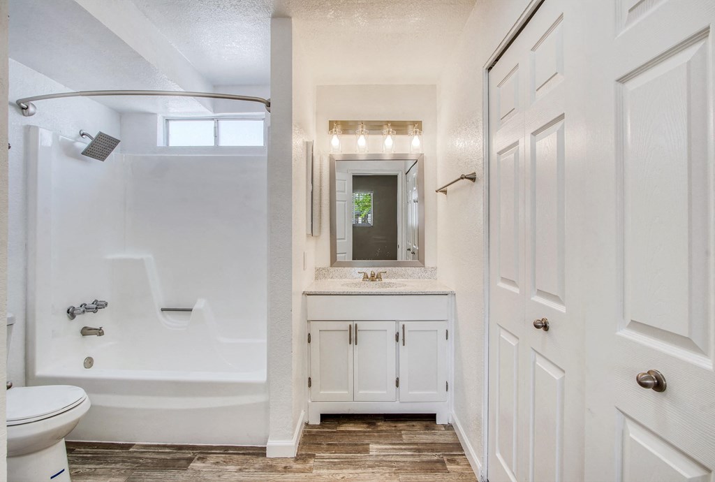 Sunset Mesa Studio Bathroom and Closet