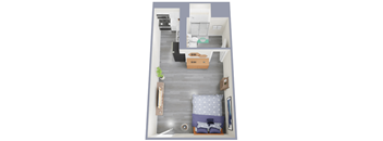 Studio 1 bath at Tides on East Cactus Apartments, Phoenix, Arizona