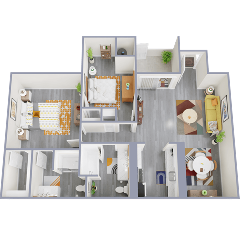 2 bed 2 bath at Tides at Mesa, Mesa, 85204