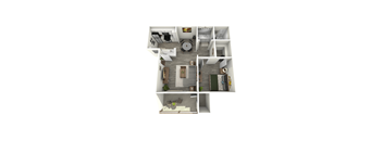 a 1 bedroom floor plan  sierra  2100 sq ft