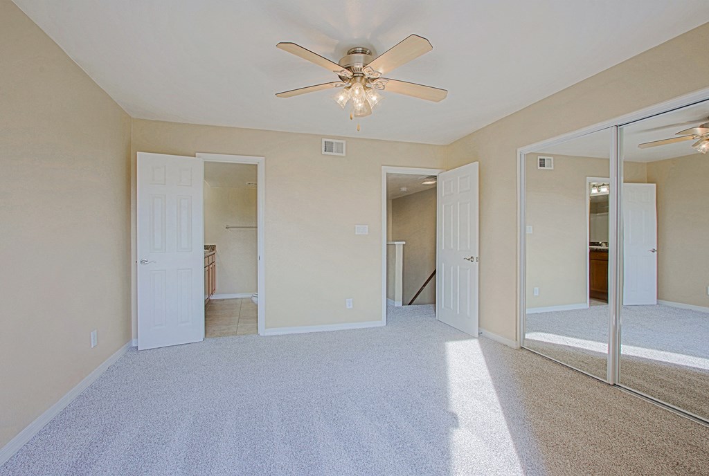 Scottsdale Haciendas Condominiums Master Bedroom with Master Bathroom